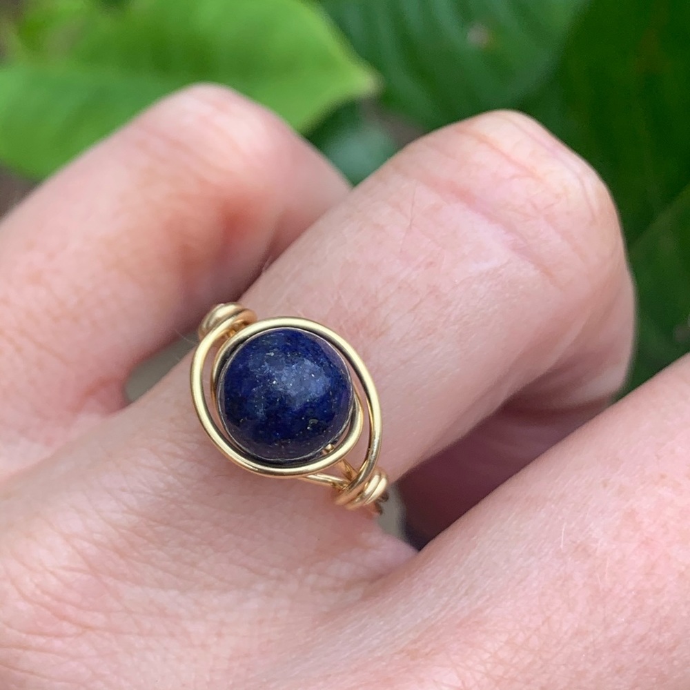 COPY - Handmade lapis lazuli ring - Picture 4 of 4